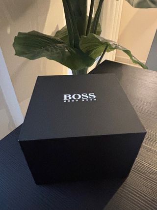 Reloj Hugo Boss Negro y Plateado