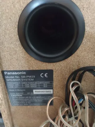 Altavoces marca panasonic