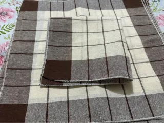 Set 13 Tovaglioli Cotone Vichy anni '80