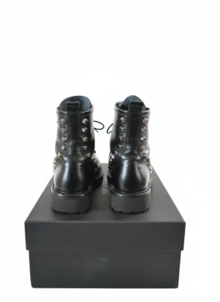 Anfibi donna John Richmond con borchie neri