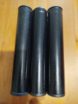 3 Patas para Somier/Base Tapizada Negras