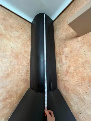 Estufa chimenea rincón hierro