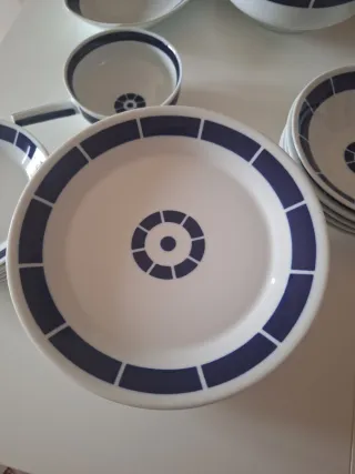 Vajilla Sargadelos Azul y Blanca