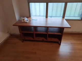 Mesa de salón de madera 119x59x53 cm