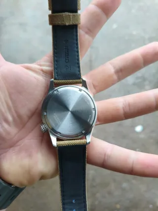 Reloj Citizen Eco-Drive Beige y Negro