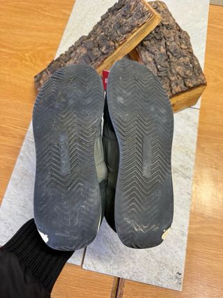 Scarpe uomo nere e rosse