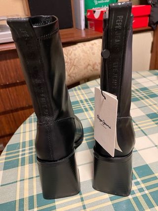 Botines piel Pepe Jeans Talla 36 Negros
