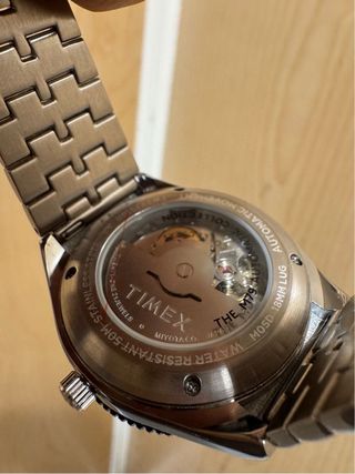 Reloj Timex M79 Azul y Plateado