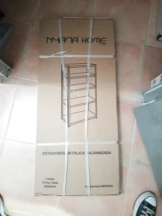 Estantería Metálica Galvanizada NUEVA.