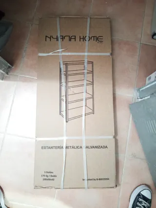 Estantería Metálica Galvanizada NUEVA.