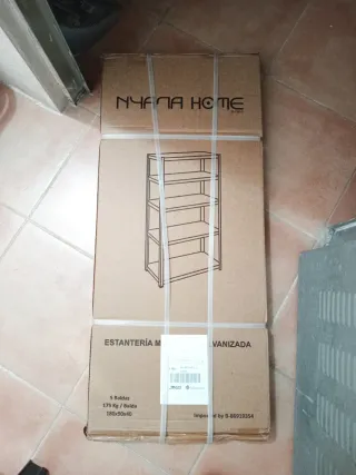 Estantería Metálica Galvanizada NUEVA.