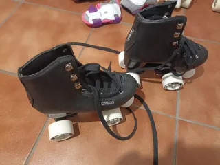 2 juegos de Patines 4 ruedas para niños Oxelo