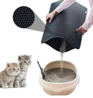 Alfombra para arenero de gatos