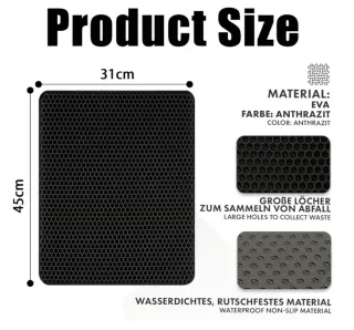 Alfombra para arenero de gatos