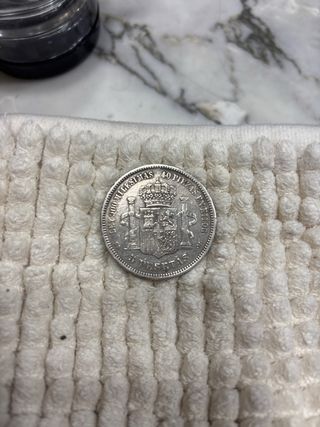 Moneda Antigua Amadeo I Rey de España 1871