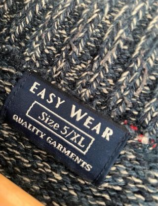 Jersey cuello alto abotonado caballero