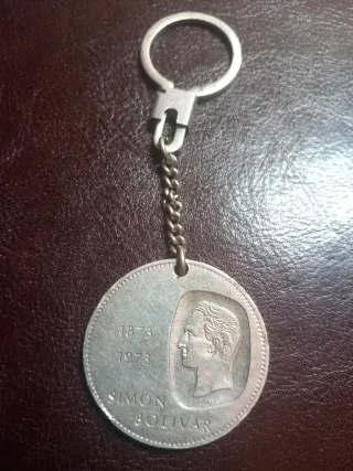 Llavero Plata 10 Bolívares Venezuela