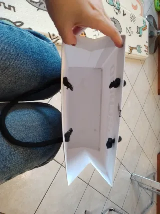Sacchetto Moschino Bianco