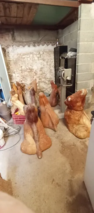 Moldes espuma poliuretano toro y ciervo