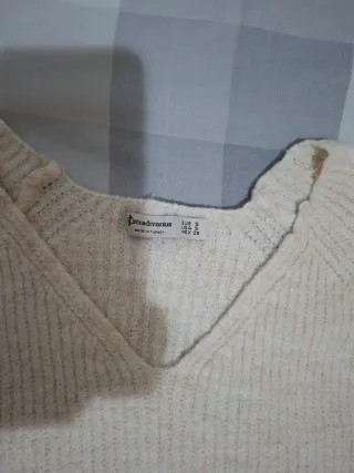 Jersey beige de punto