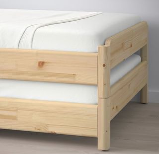 Cama nido UTÅKER IKEA madera + 2 colchones