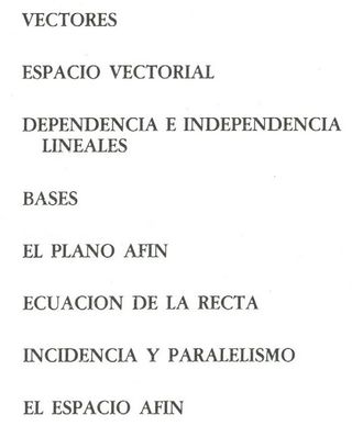 Problemas Geometría Vectorial y Afín