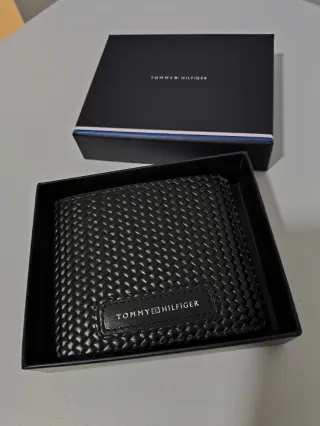 Portafoglio uomo Tommy Hilfiger nero