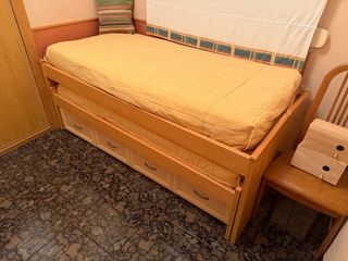 Cama nido con cajones
