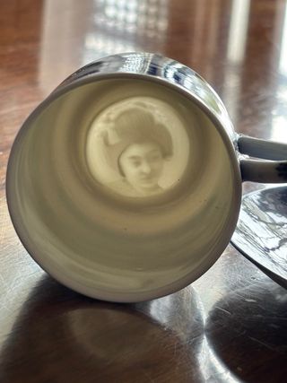 Juego de café japonés de porcelana