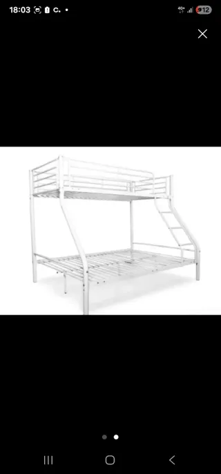 Litera Metálica Beige COMO NUEVO