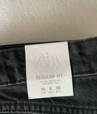 Vaqueros Zara Talla 38