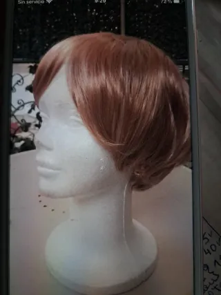 2  Extensiones pelo sintético con pinza y peluca