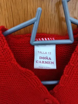 Bolero/Chaquetita bebé roja