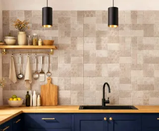 Azulejos Meteor Crema 60x20