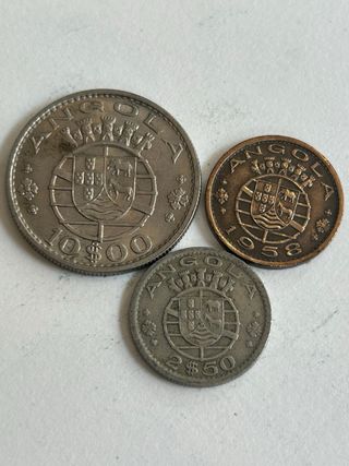 Monete dell'Impero Portoghese Angola