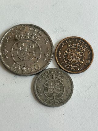 Monete dell'Impero Portoghese Angola
