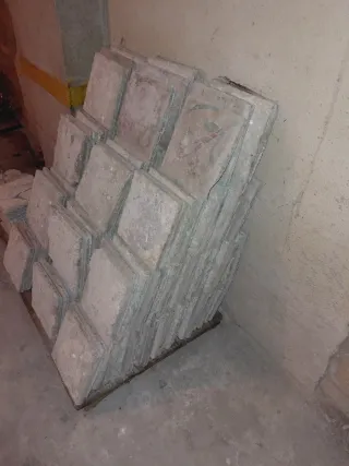 Baldosas hidráulicas antiguas 20x20 (aprox. 50)