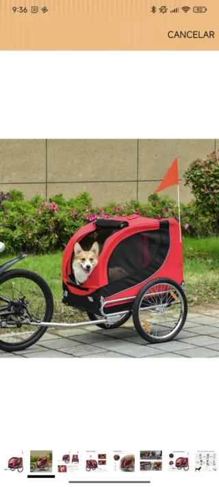 Alquiler remolque perros