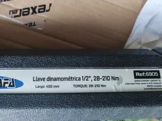 Llave dinamométrica profesional