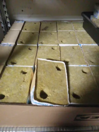 Lana de roca jardinería hidroponía Cultilene