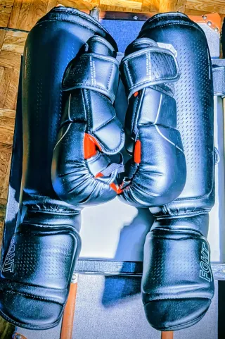 Kit Protecciones Boxeo y Guantillas