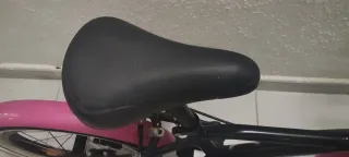 Bicicleta niña 16 pulgadas rosa y negra