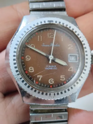 Reloj Jean Herber 17 Rubis Incabloc