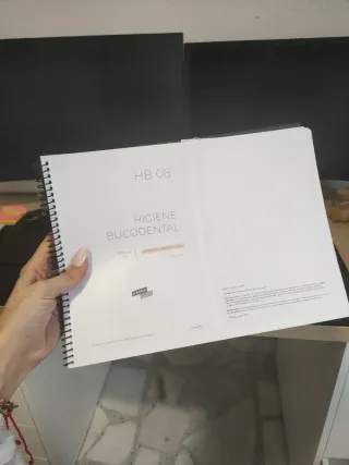 Apuntes encuadernados de Higiene Bucodental