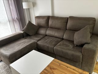 Sofá Chaiselongue gris