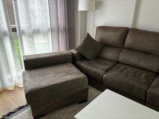 Sofá Chaiselongue gris