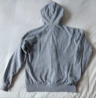 Sudadera Inside gris con cremallera Talla M
