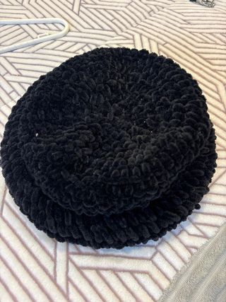 Gorro y bufanda negro