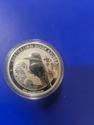 Moneda Plata 9999 1 oz Kookaburra Australia 2019