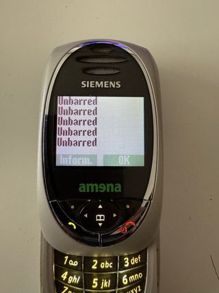 Siemens SL55 VINTAGE Plata